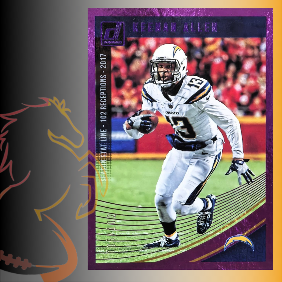 2018 Panini Donruss Keenan Allen Purple Parallel / 102