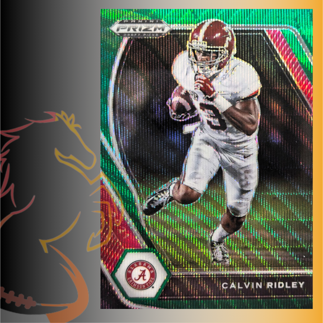 2021 Panini Prizm Draft Picks Calvin Ridley Green Wave Prizm
