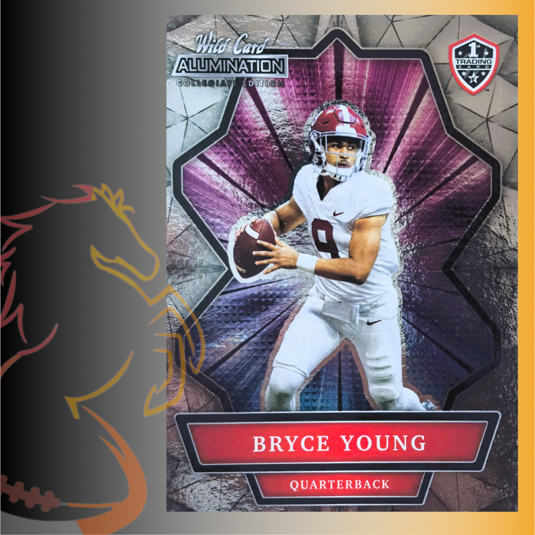 2021 Wild Card Alumination Collegiate Edition Bryce Young 1st Trading Card