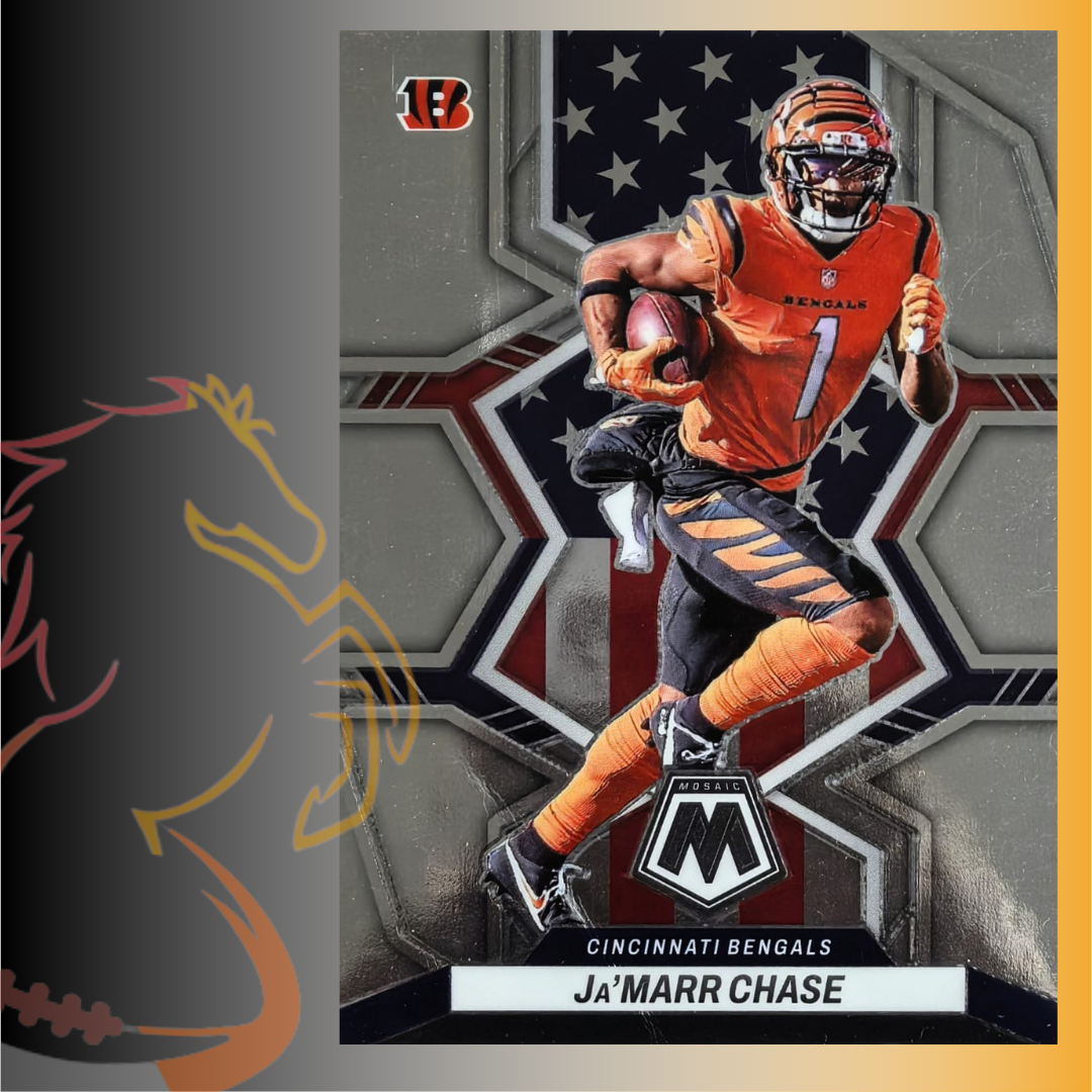 2022 Panini Mosaic Ja’Marr Chase National Pride