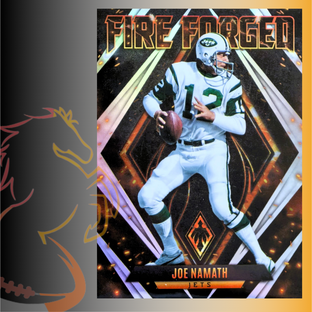 2022 Panini Phoenix Joe Namath Fire Forged