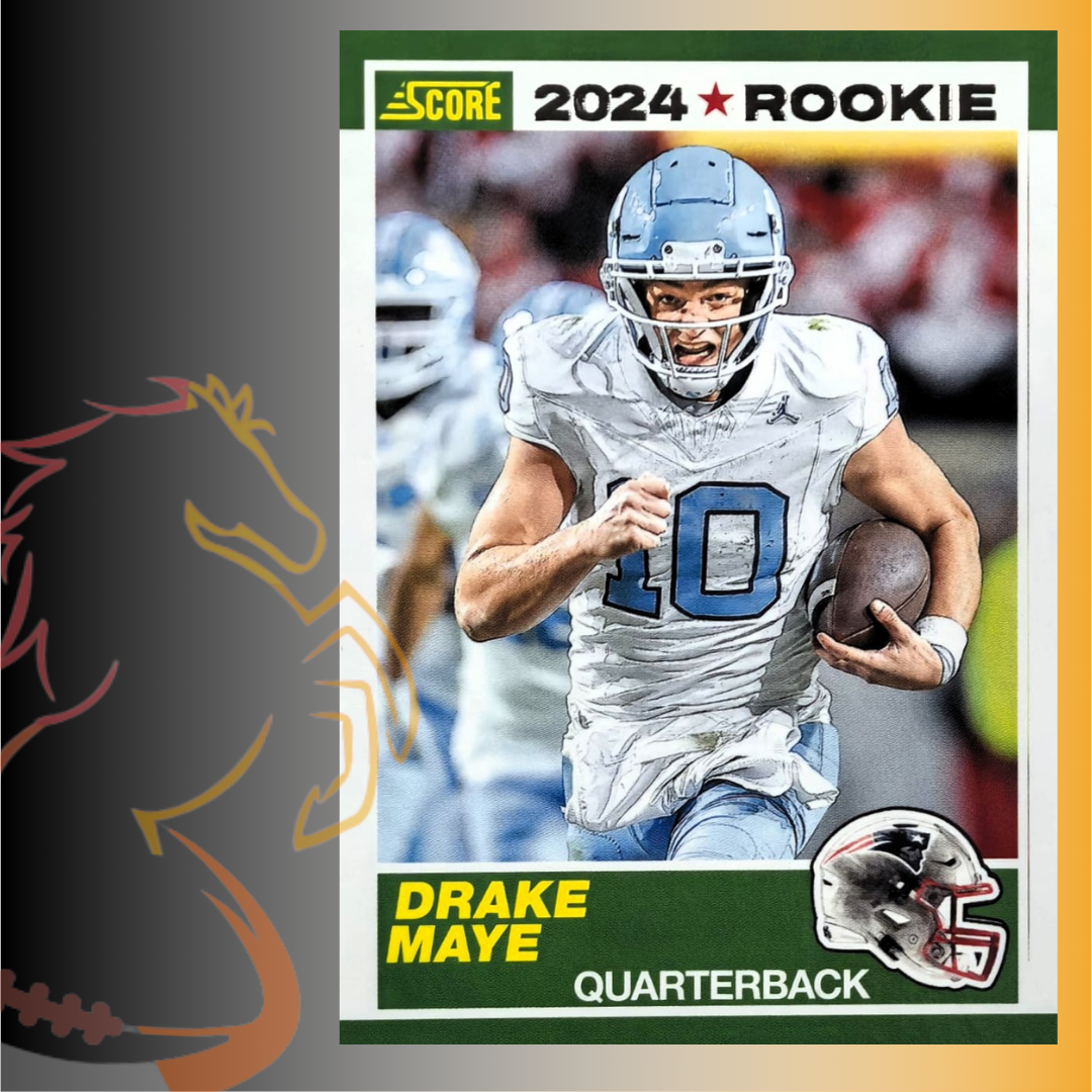 2024 Panini Score Drake Maye Rookie Card