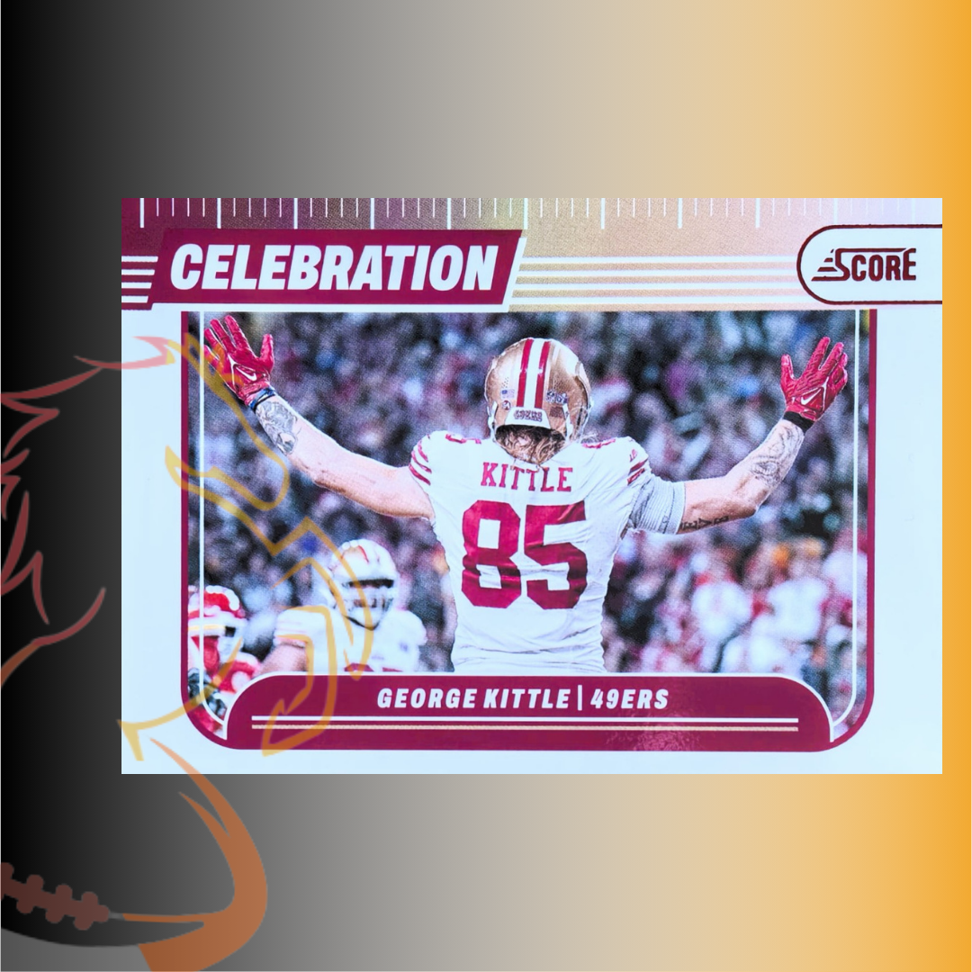 2024 Panini Score George Kittle Celebration