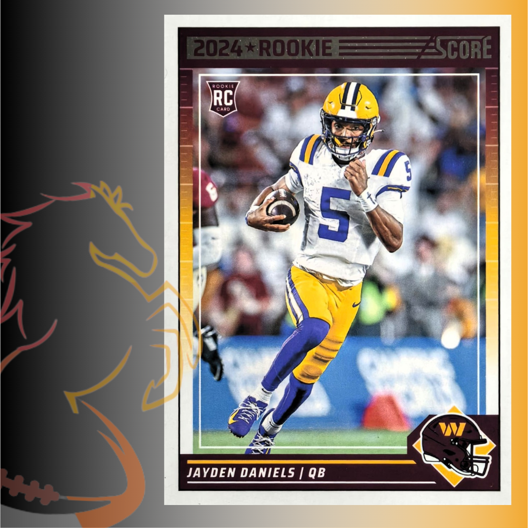 2024 Panini Score Jayden Daniels Rookie Card