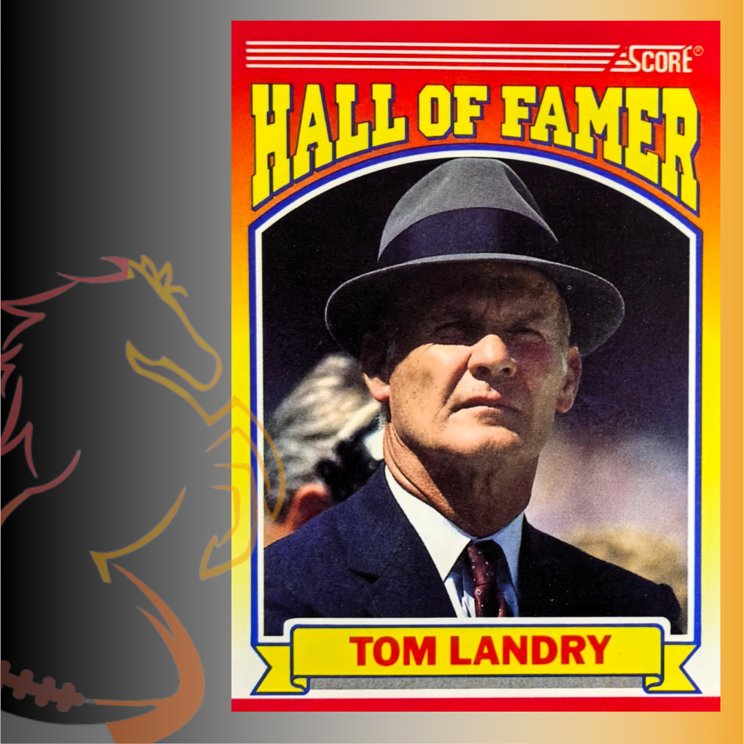 1990 Score Tom Landry Hall of Famer