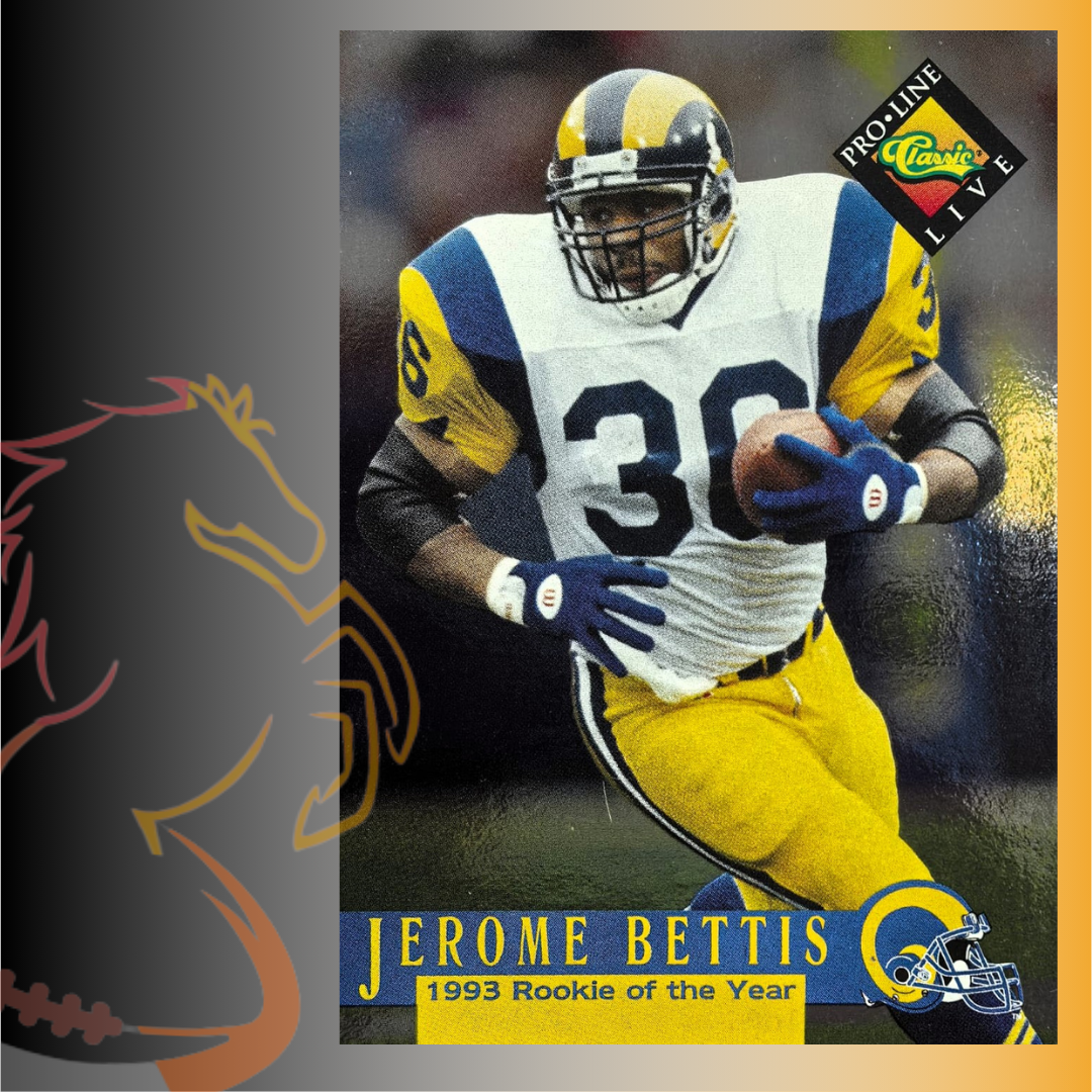 1994 Classic Pro Line Live Jerome Bettis 1993 Rookie of the Year / 5000