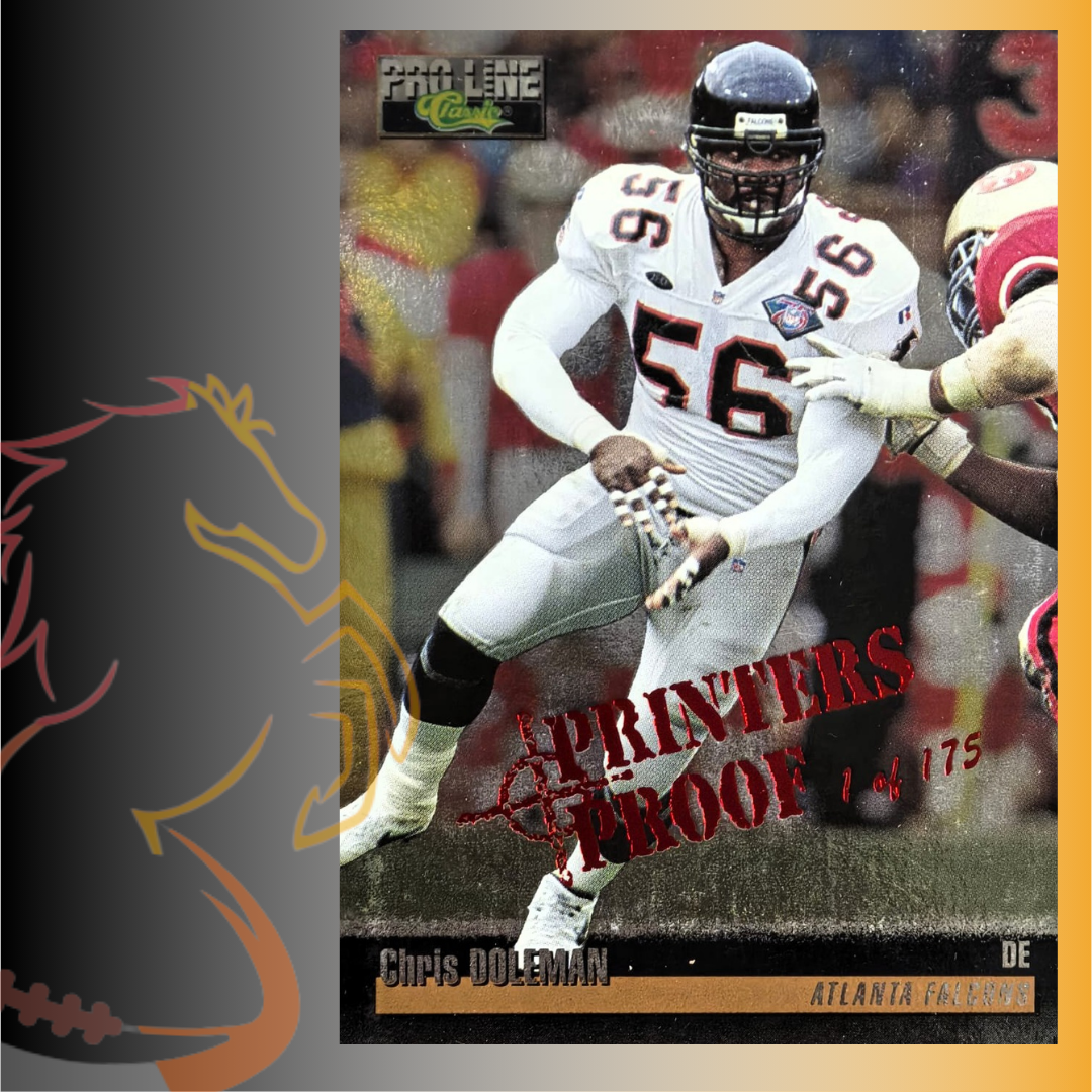 1995 Classic Pro Line Chris Doleman Printers Proof / 175