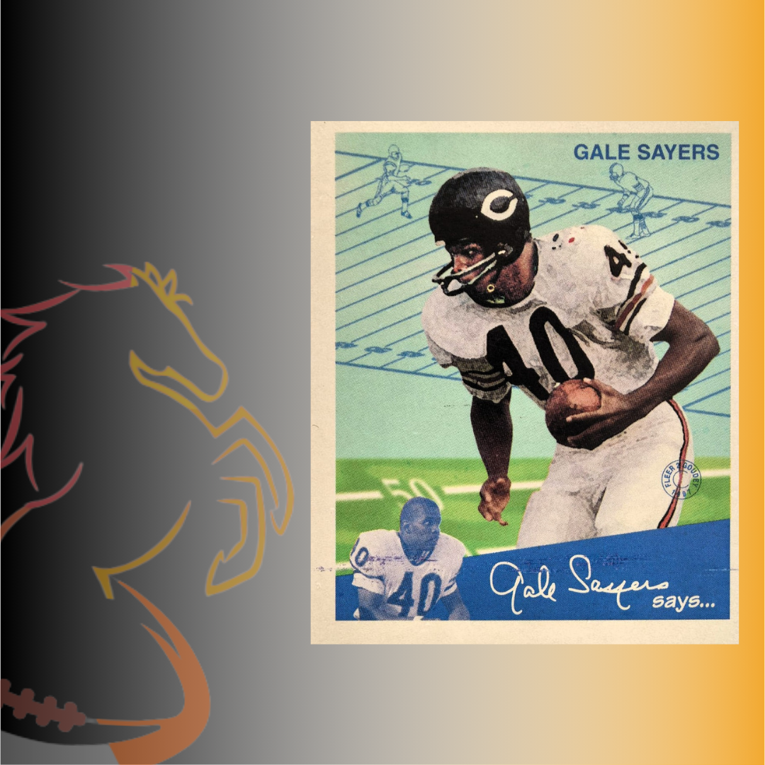 1997 Fleer Gale Sayers Says…Gale Sayers Commemorative Card
