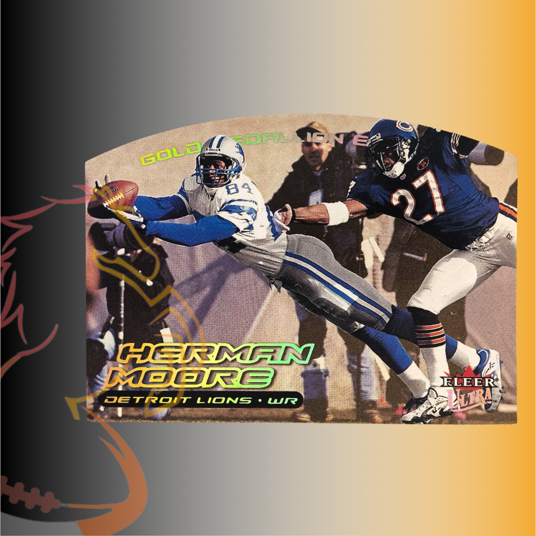 2000 Fleer Herman Moore Gold Medallion Edition Die Cut