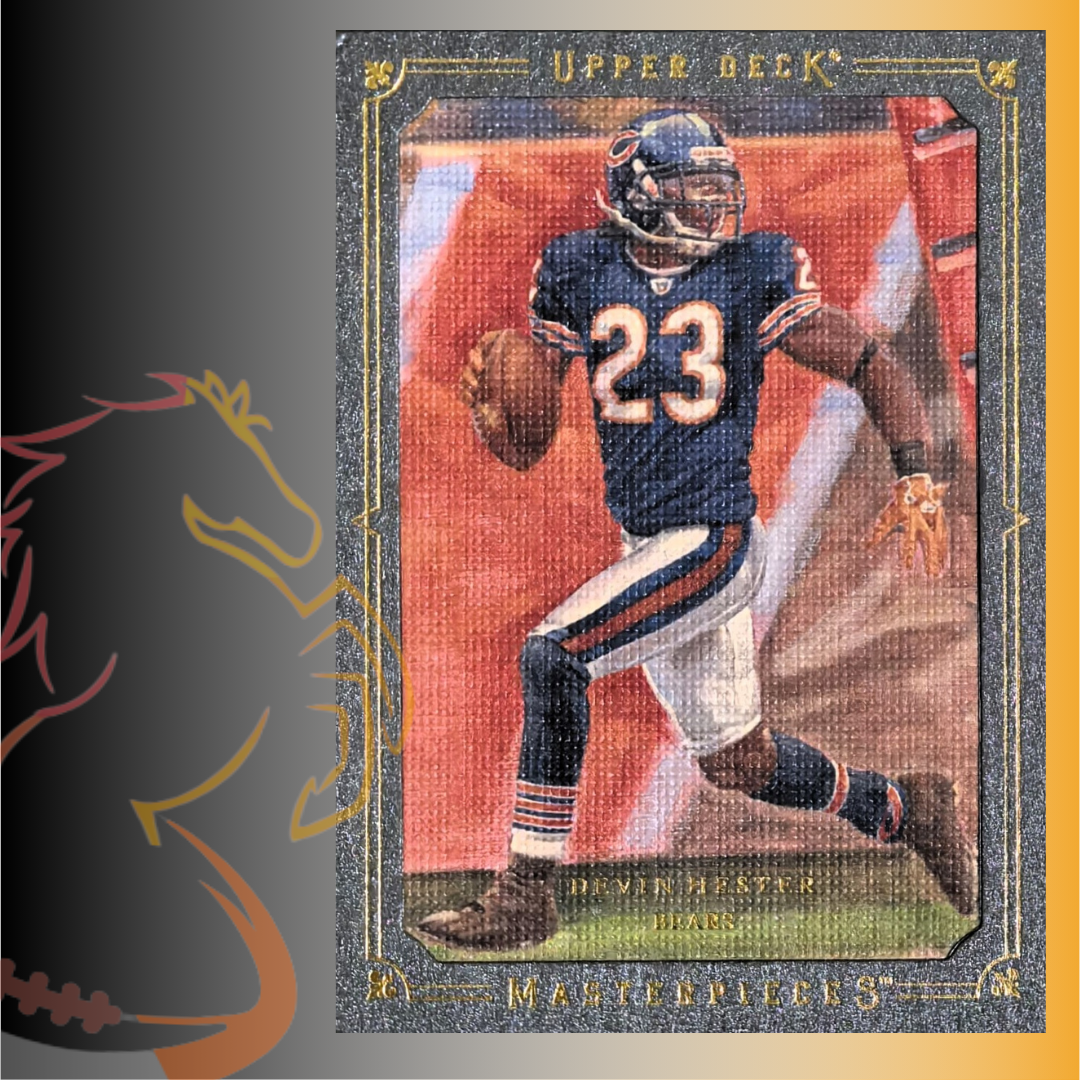 2008 Upper Deck Masterpieces Devin Hester Gray Parallel / 23