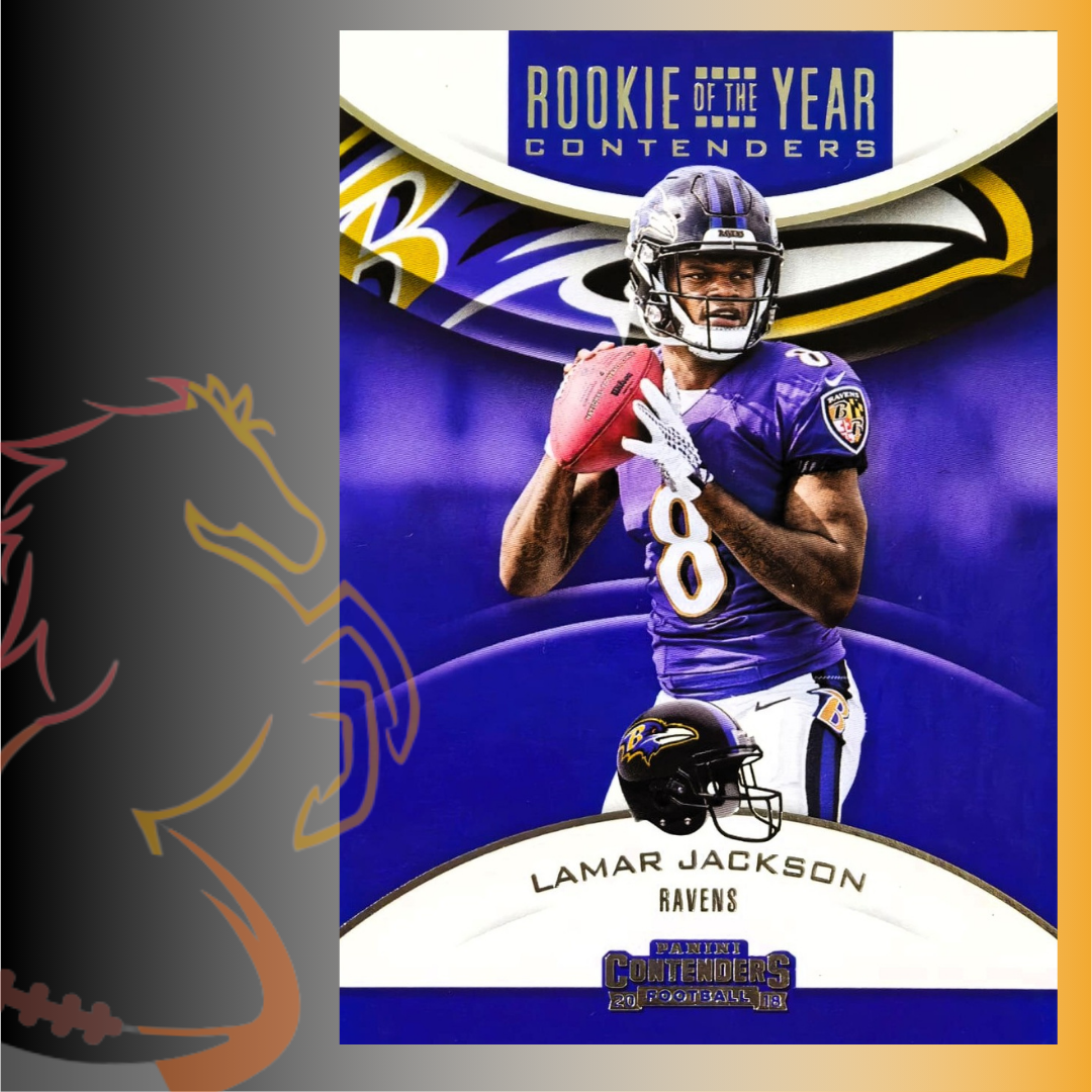 2018 Panini Contenders Lamar Jackson Rookie of the Year