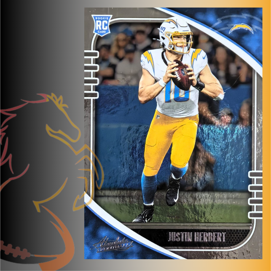 2020 Panini Absolute Football Justin Herbert Rookie Card