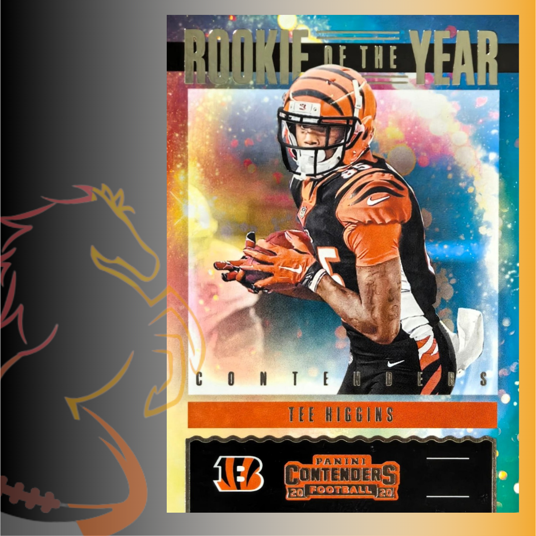 2020 Panini Contenders Tee Higgins Rookie of the Year