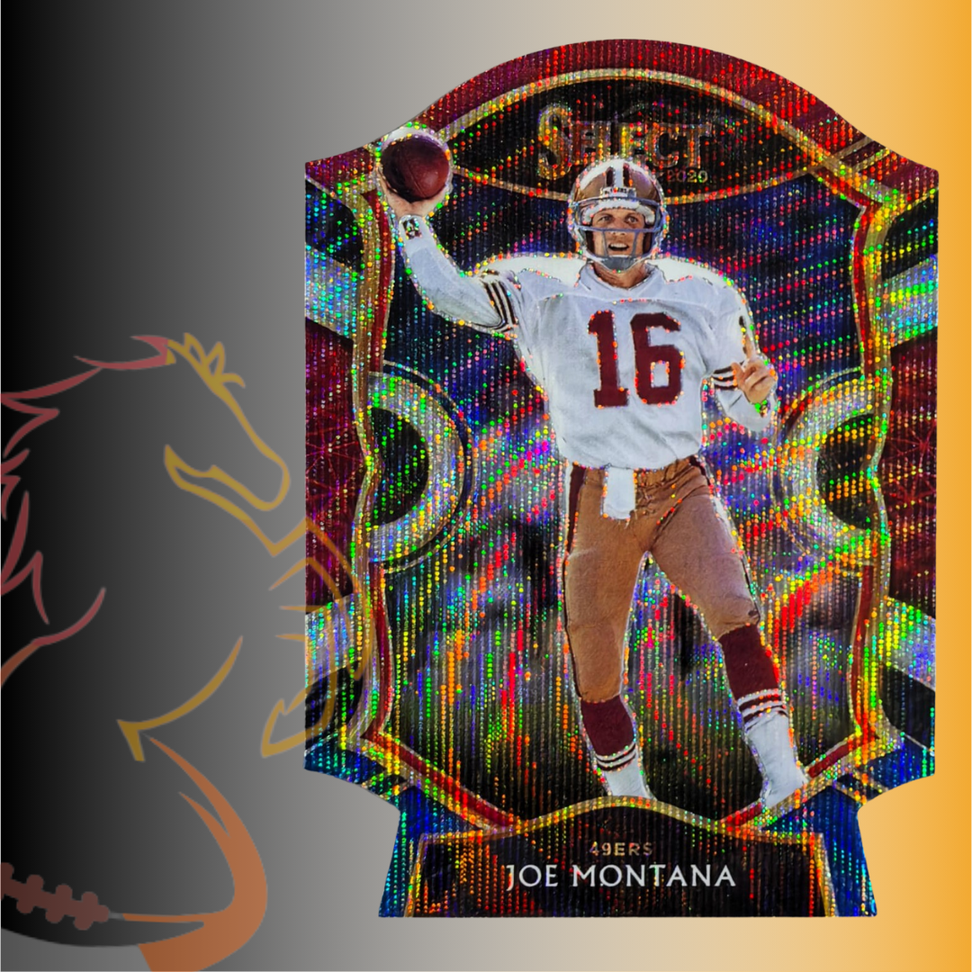 2020 Panini Select Joe Montana Concourse Die Cut Tricolor