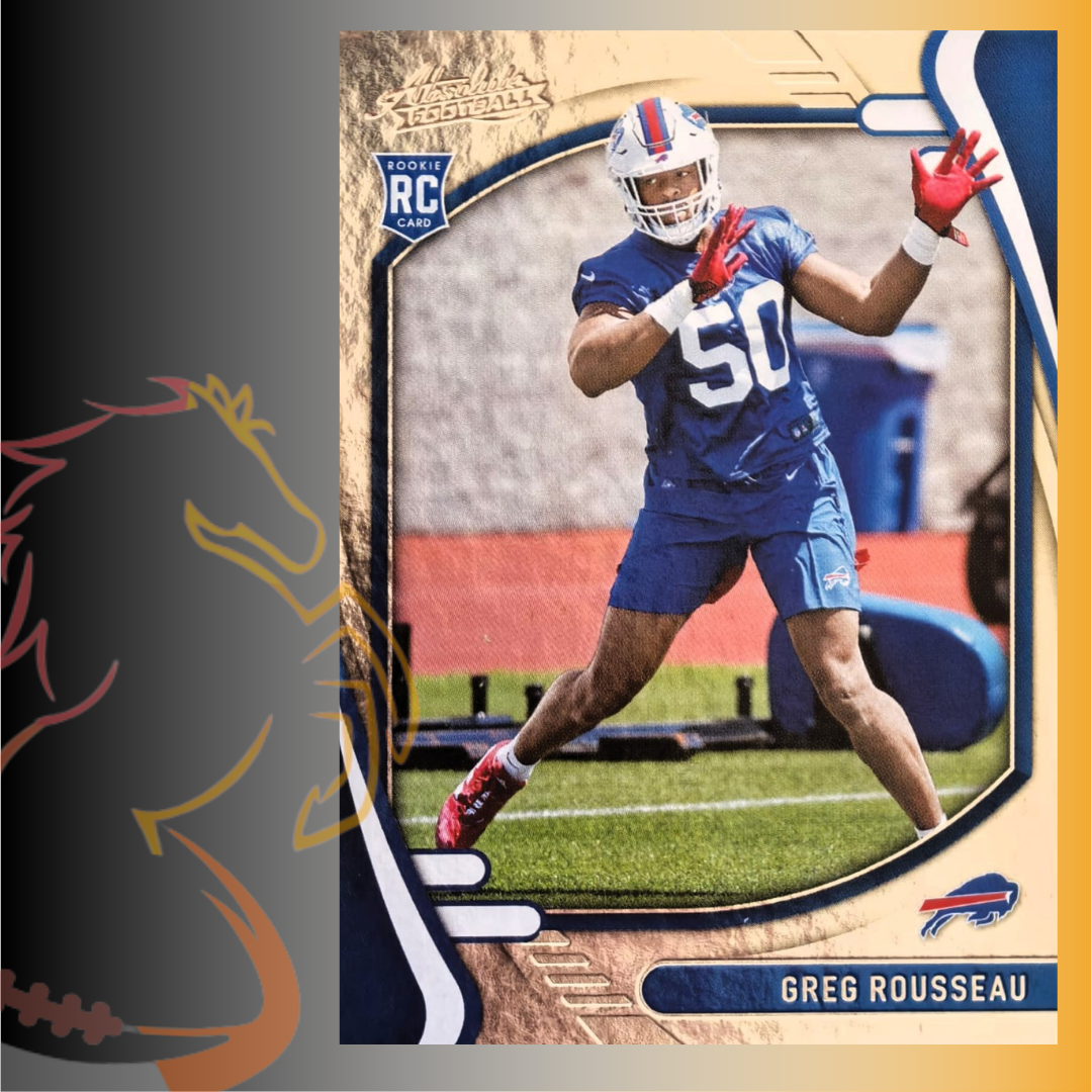 2021 Panini Absolute Football Greg Rousseau Rookie Card