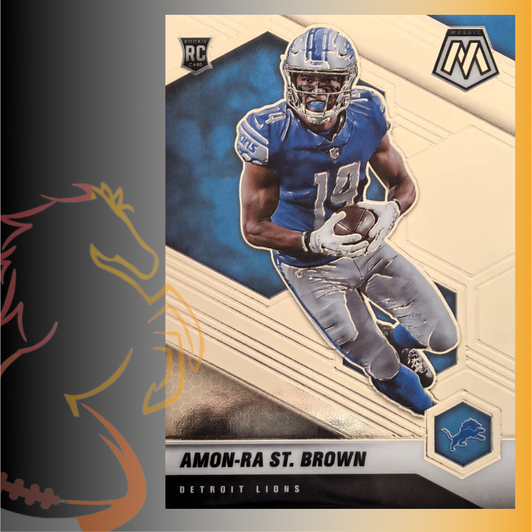2021 Panini Mosaic Amon-Ra St. Brown Rookie Card