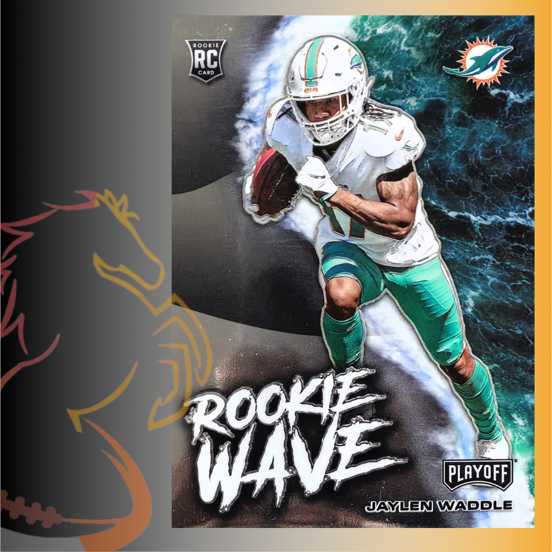 2021 Panini Playoff Jaylen Waddle Rookie Wave