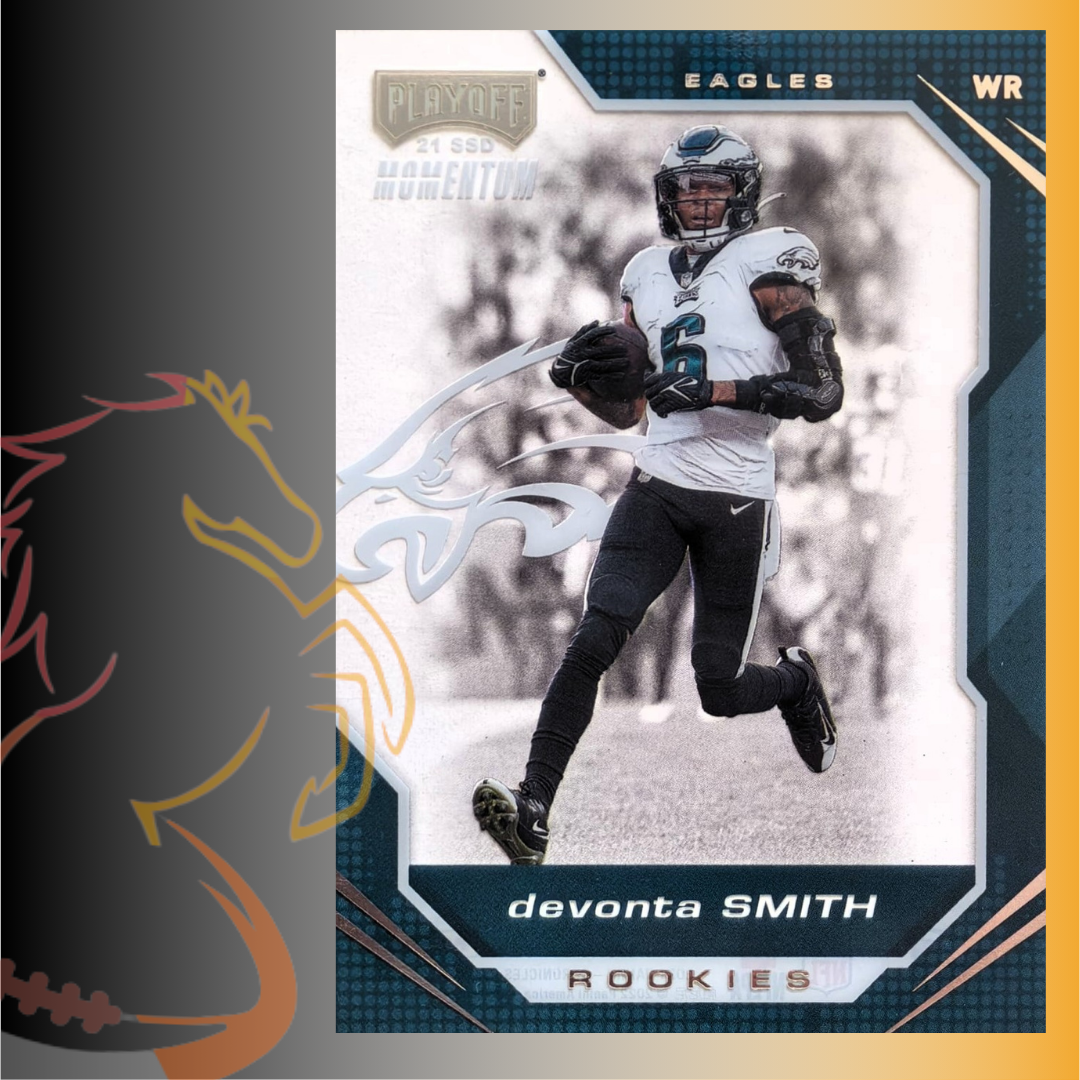 2021 Panini Playoff SSD Momentum DeVonta Smith Rookie Card