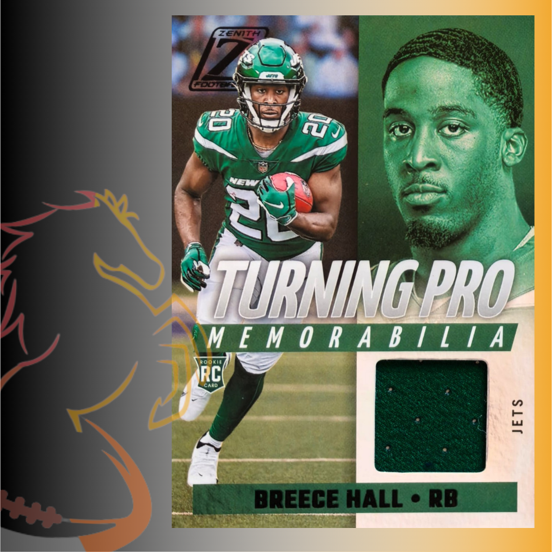 2022 Panini Zenith Breece Hall Turning Pro Memorabilia Prizm