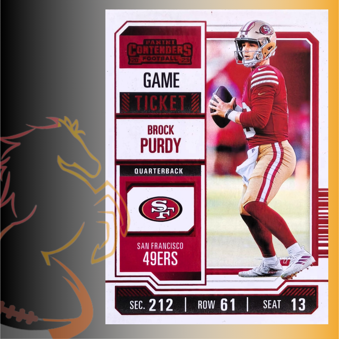 2023 Panini Contenders Brock Purdy Red Foil