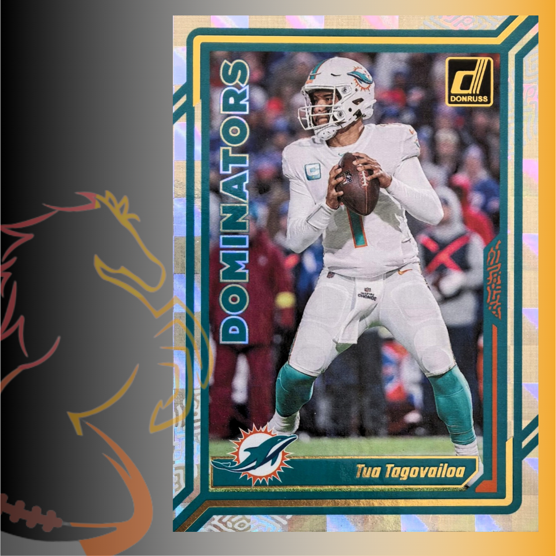 2023 Panini Donruss Tua Tagovailoa Dominators
