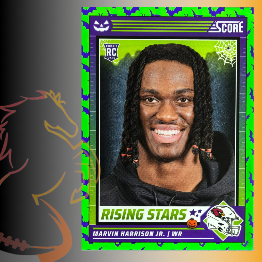 2024 Panini Score-A-Treat Marvin Harrison Jr. Rising Stars Green Bats
