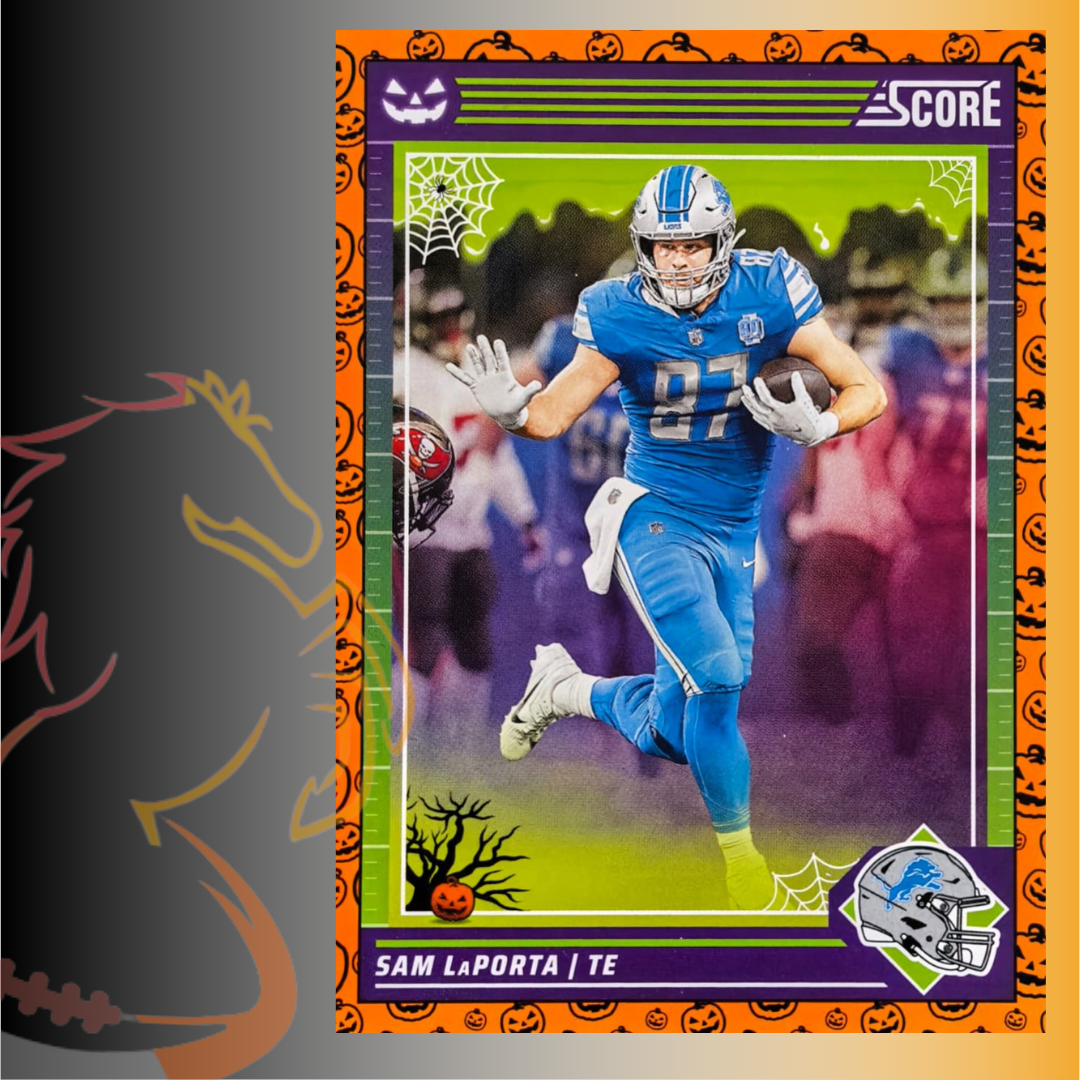 2024 Panini Score-A-Treat Sam LaPorta Orange Pumpkins
