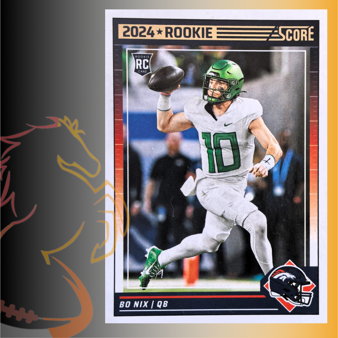 2024 Panini Score Bo Nix Rookie Card