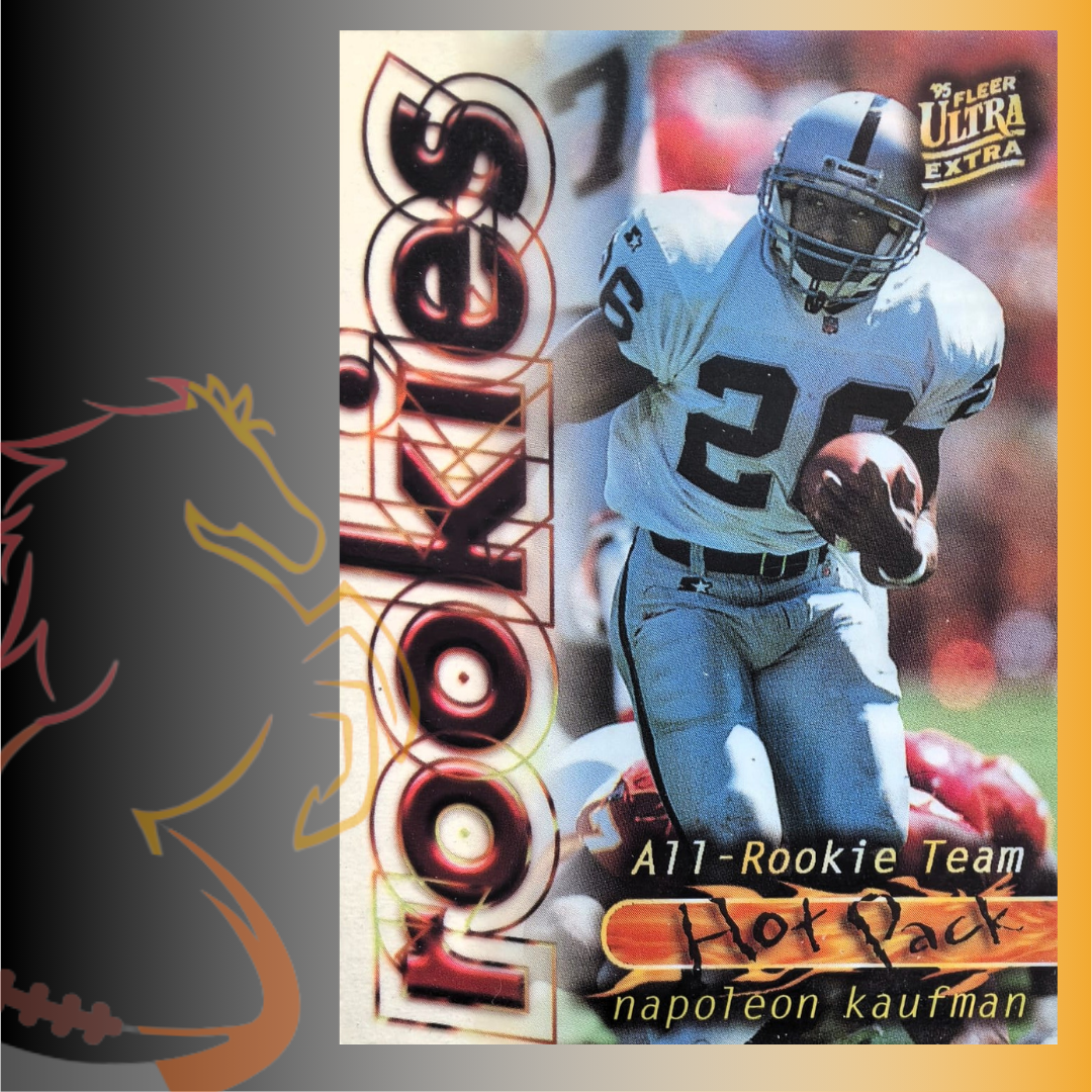 1995 Fleer Ultra Extra Napoleon Kaufman All-Rookie Team Hot Pack