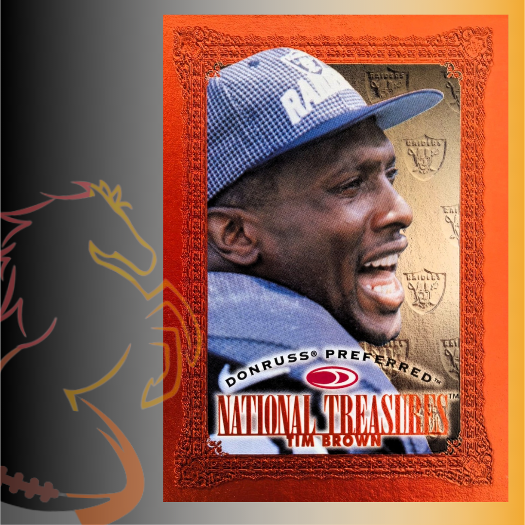 1997 Donruss Preferred Tim Brown National Treasures