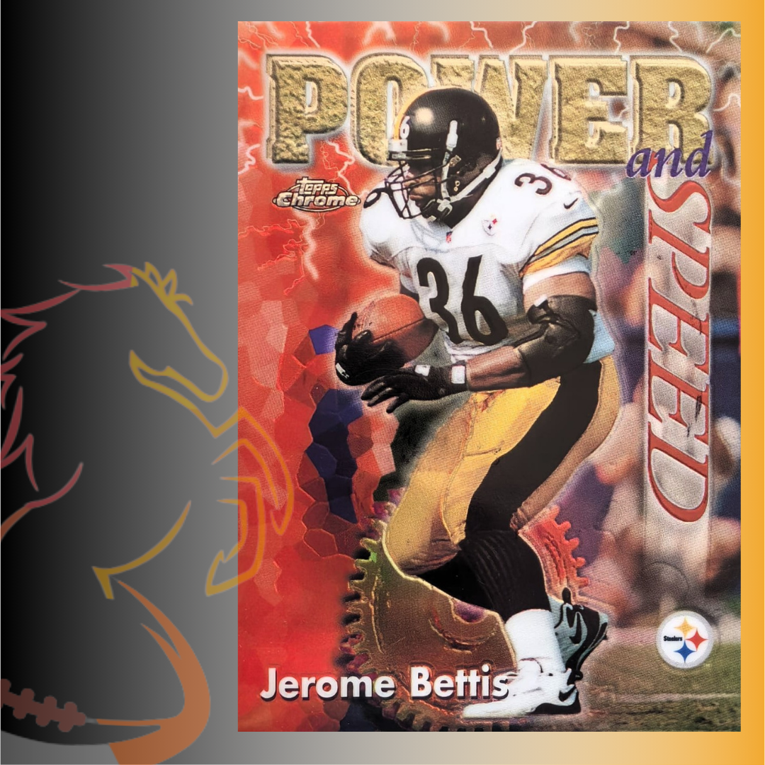 1998 Topps Chrome Jerome Bettis Power And Speed
