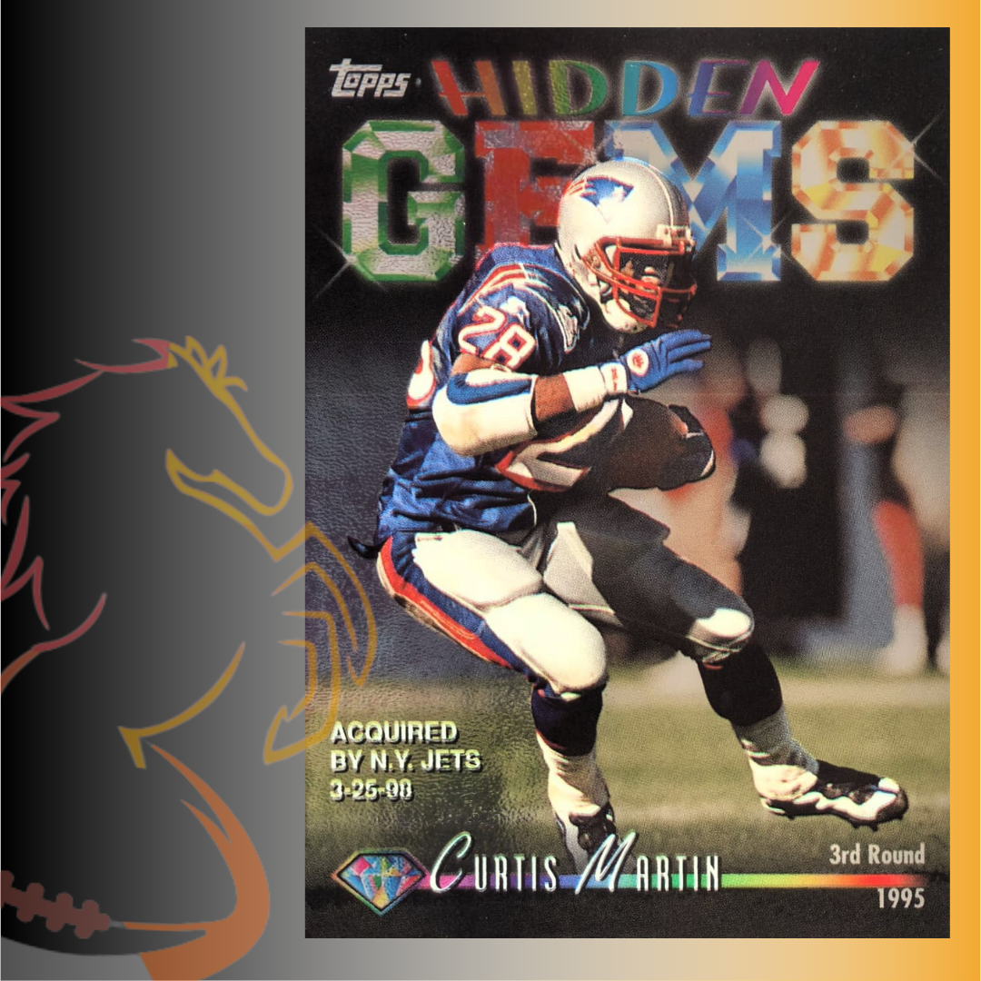 1998 Topps Curtis Martin Hidden Gems