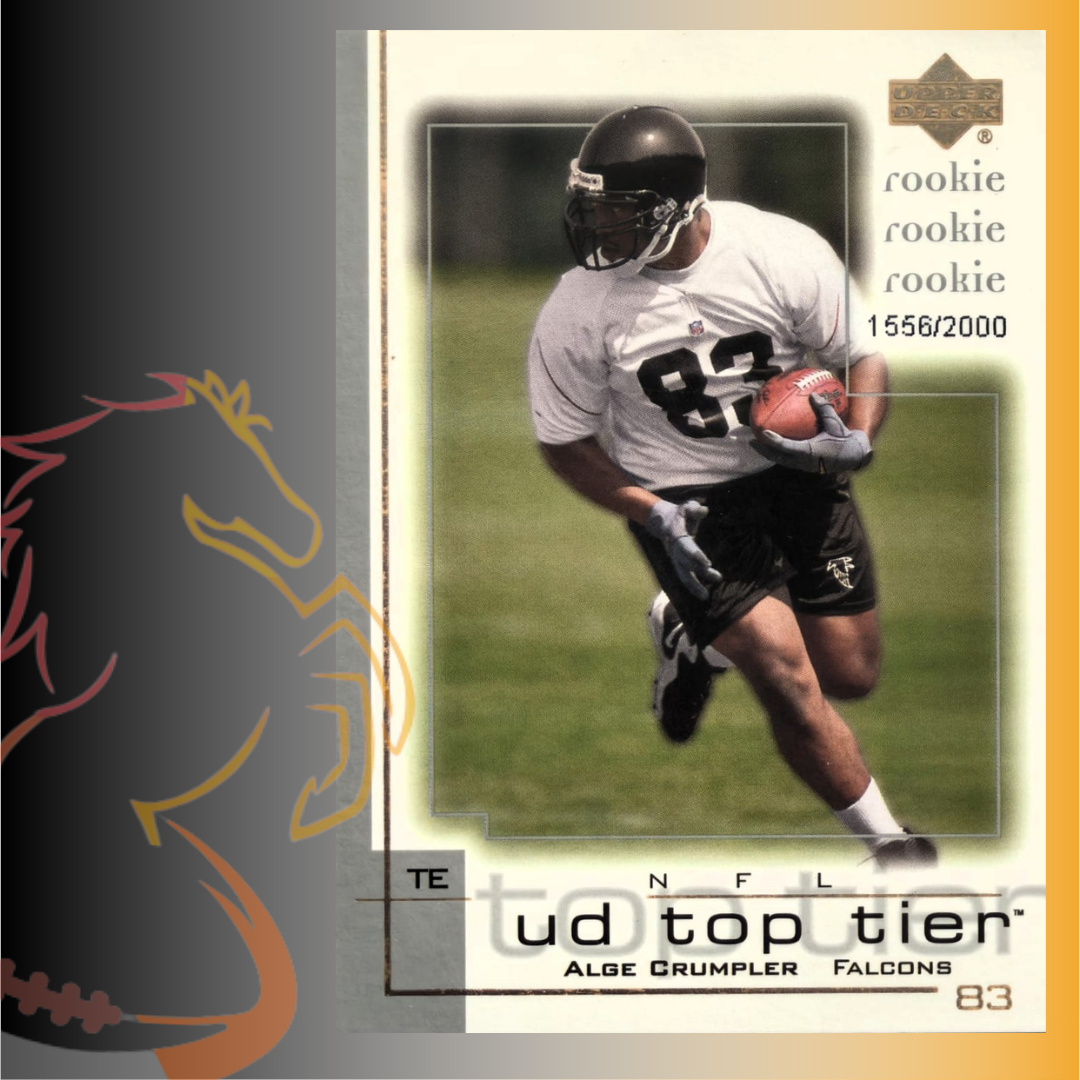 2001 Upper Deck UD Top Tier Alge Crumpler Rookie Card / 2000