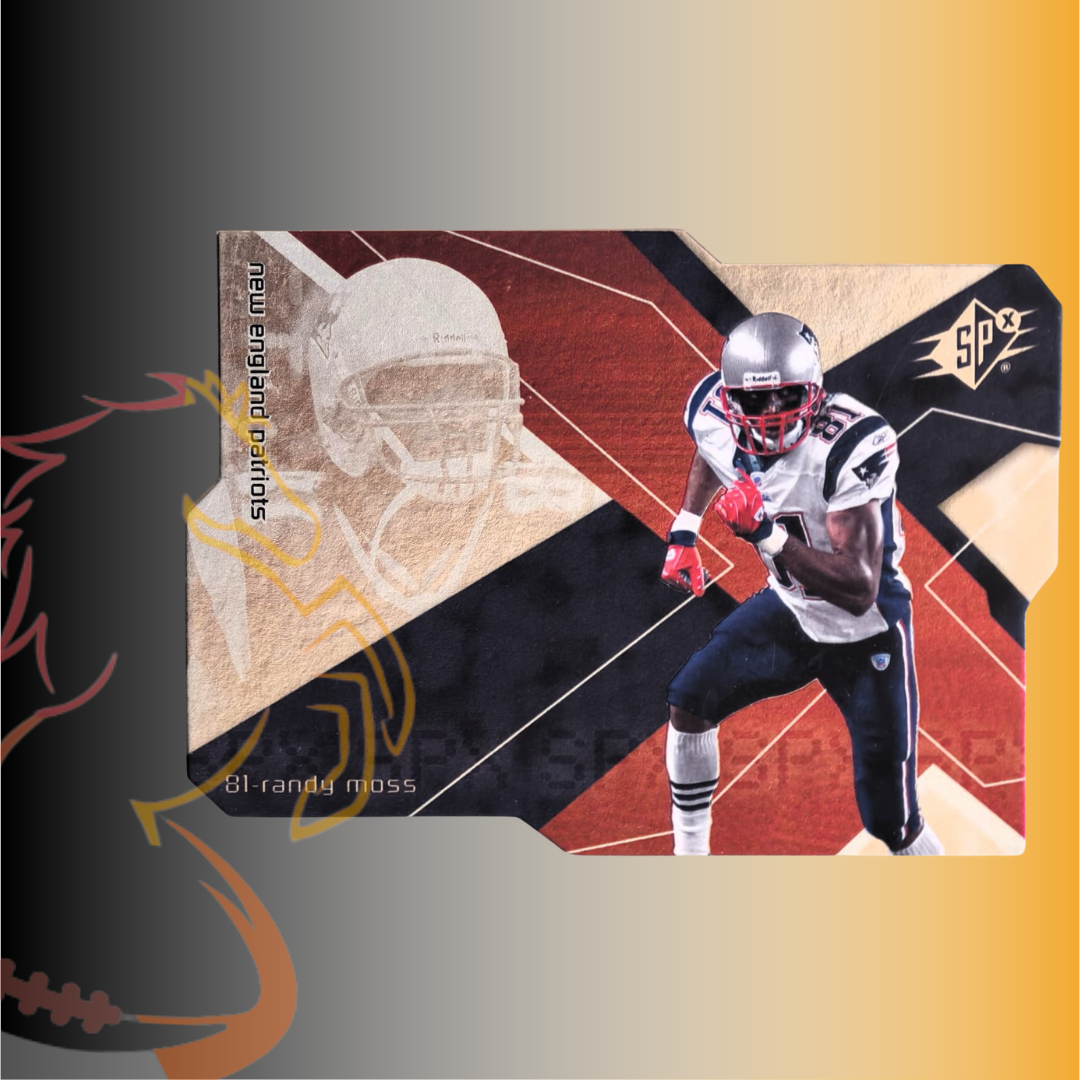 2008 Upper Deck SPx Randy Moss Die Cut