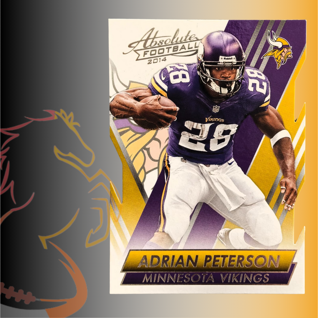 2014 Panini Absolute Football Adrian Peterson Die Cut