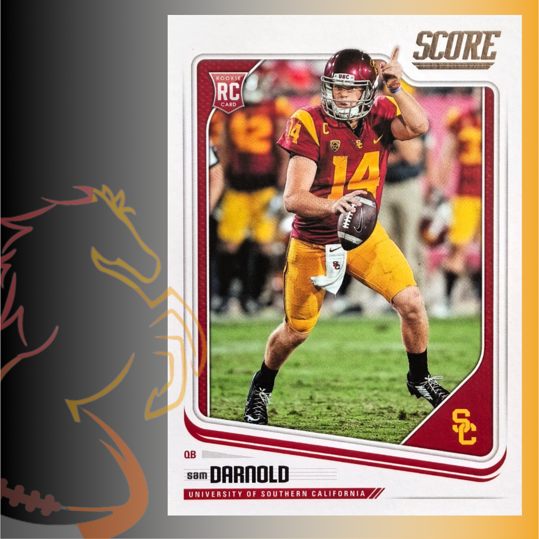 2018 Panini Score Sam Darnold Rookie Card