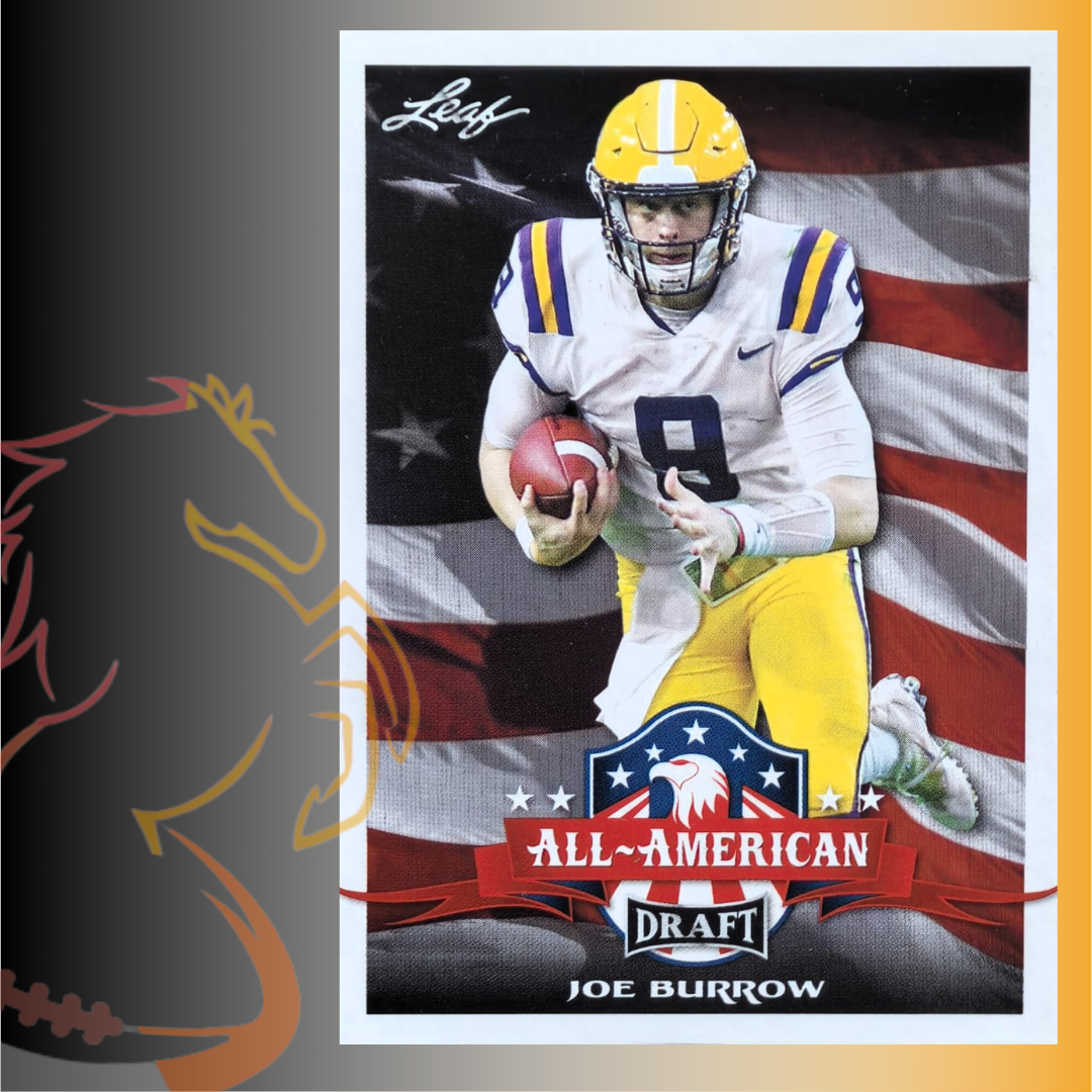 2020 Leaf All-American Draft Joe Burrow Rookie Card