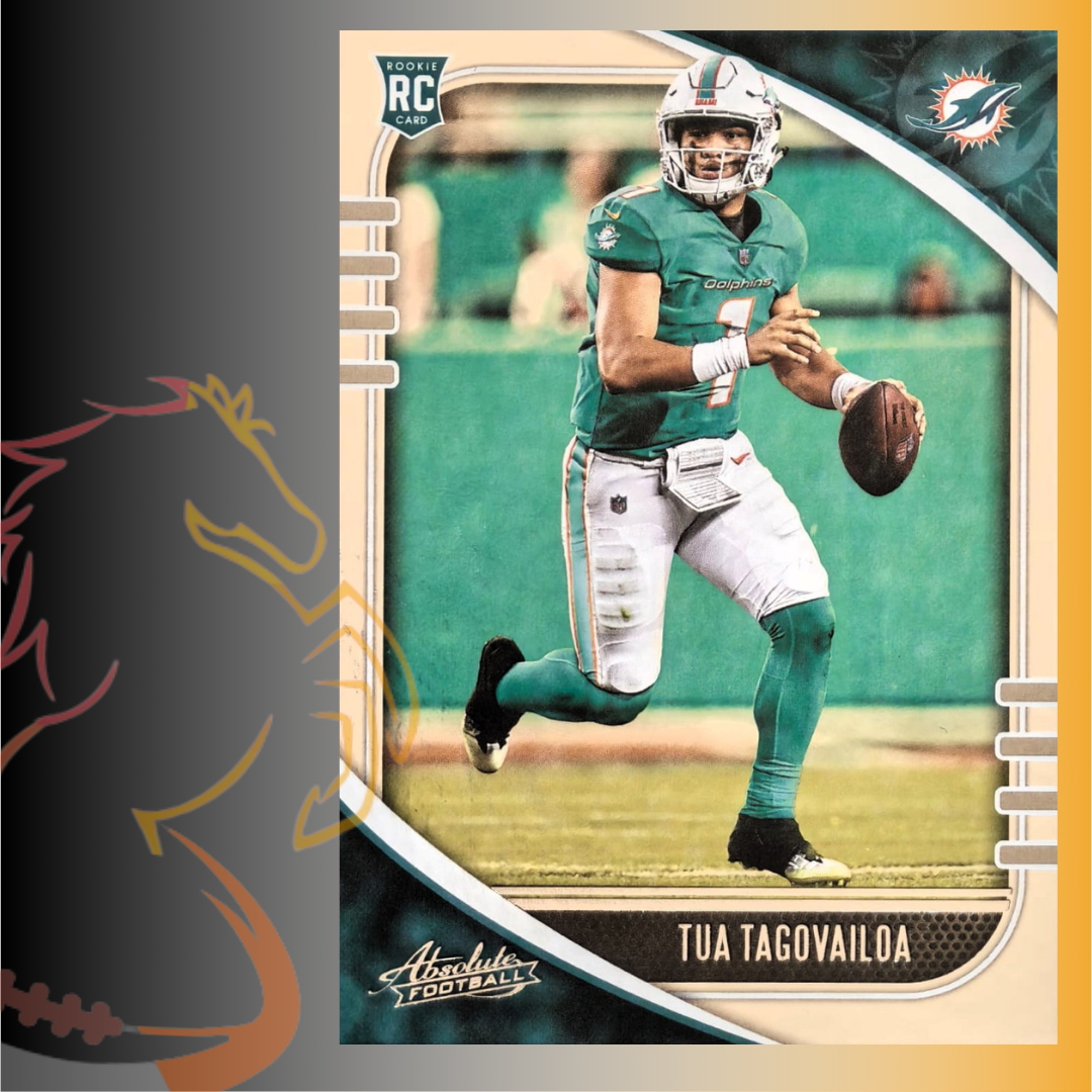 2020 Panini Absolute Football Tua Tagovailoa Rookie Card