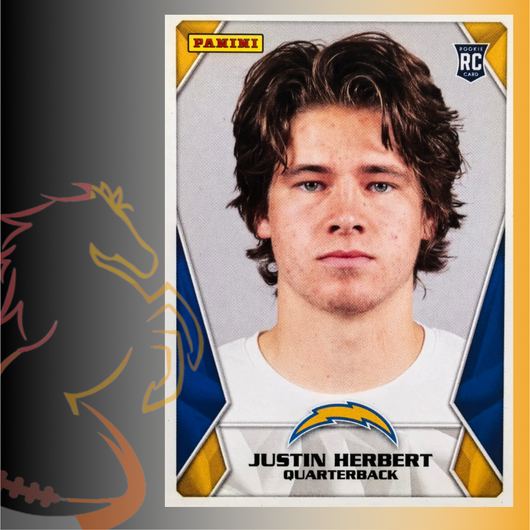 2020 Panini NFL Sticker Collection Justin Herbert Rookie Card