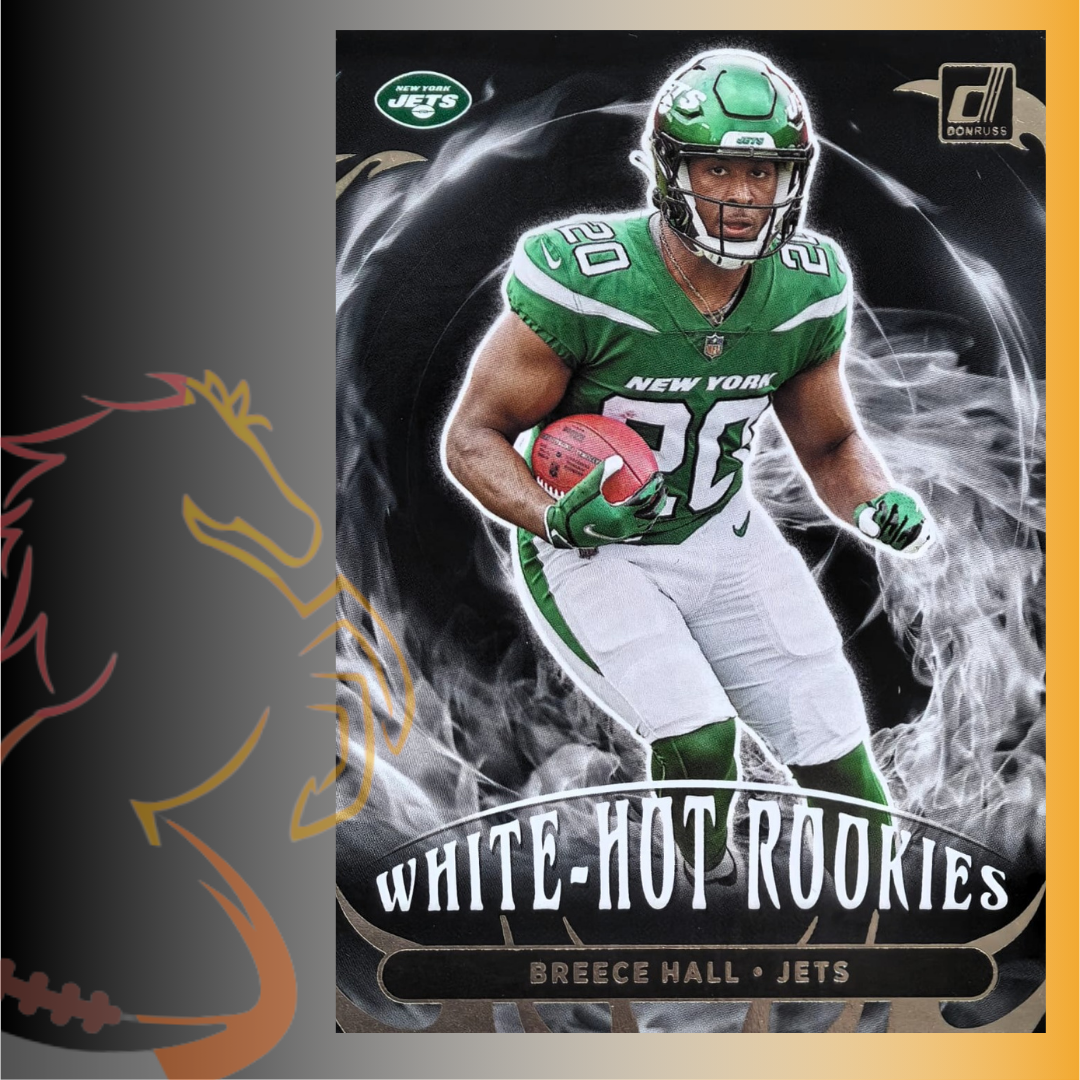 2022 Panini Donruss Breece Hall White Hot Rookies