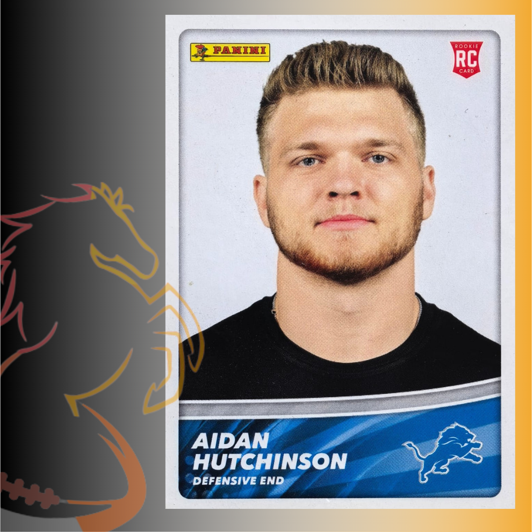 2022 Panini NFL Sticker Collection Aidan Hutchinson Rookie Card