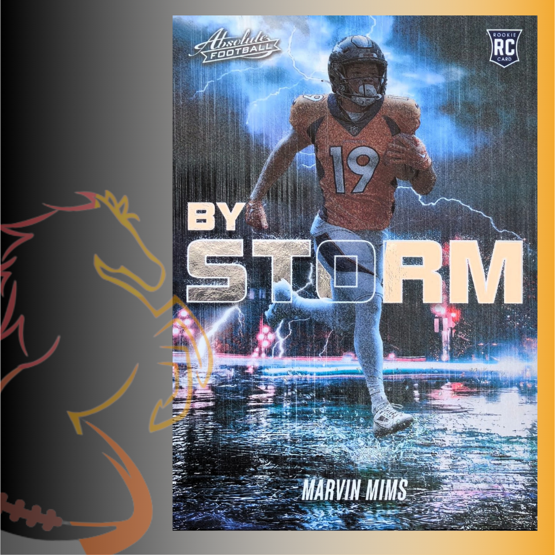 2023 Panini Absolute Football Marvin Mims By Storm