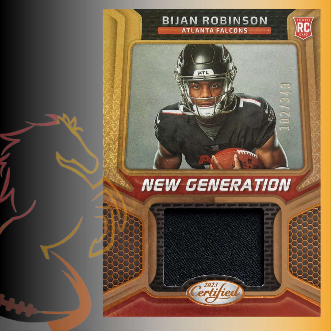 2023 Panini Certified Bijan Robinson New Generation Gold / 349