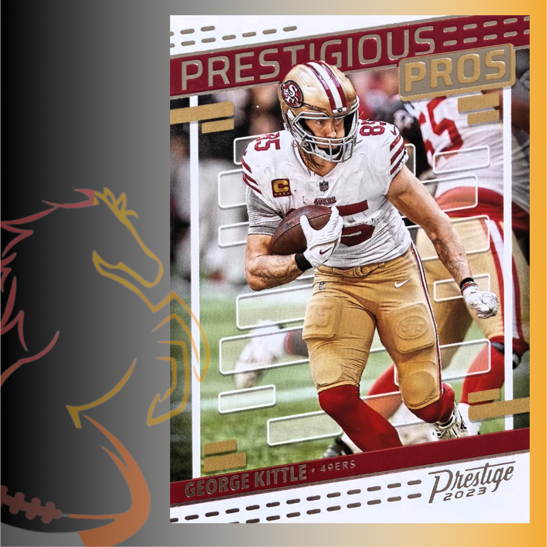 2023 Panini Prestige George Kittle Prestigious Pros Xtra Points