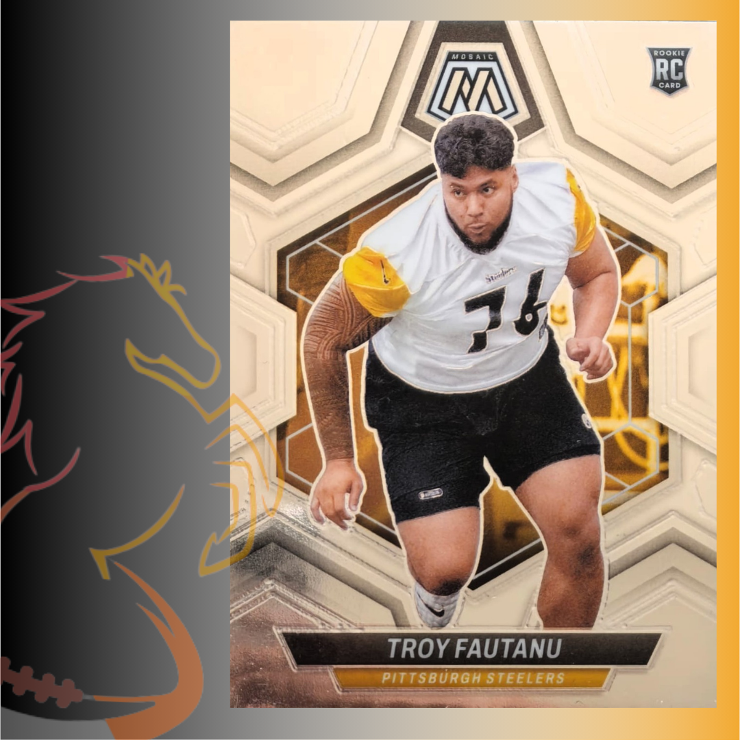 2024 Panini Mosaic Troy Fautanu Rookie Card