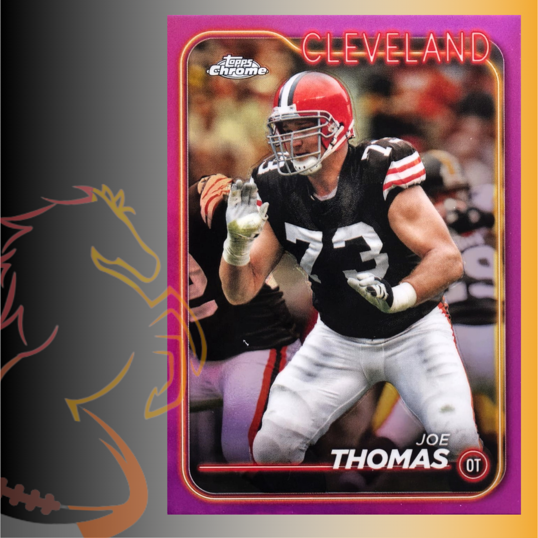 2024 Topps Chrome Joe Thomas Pink Refractor