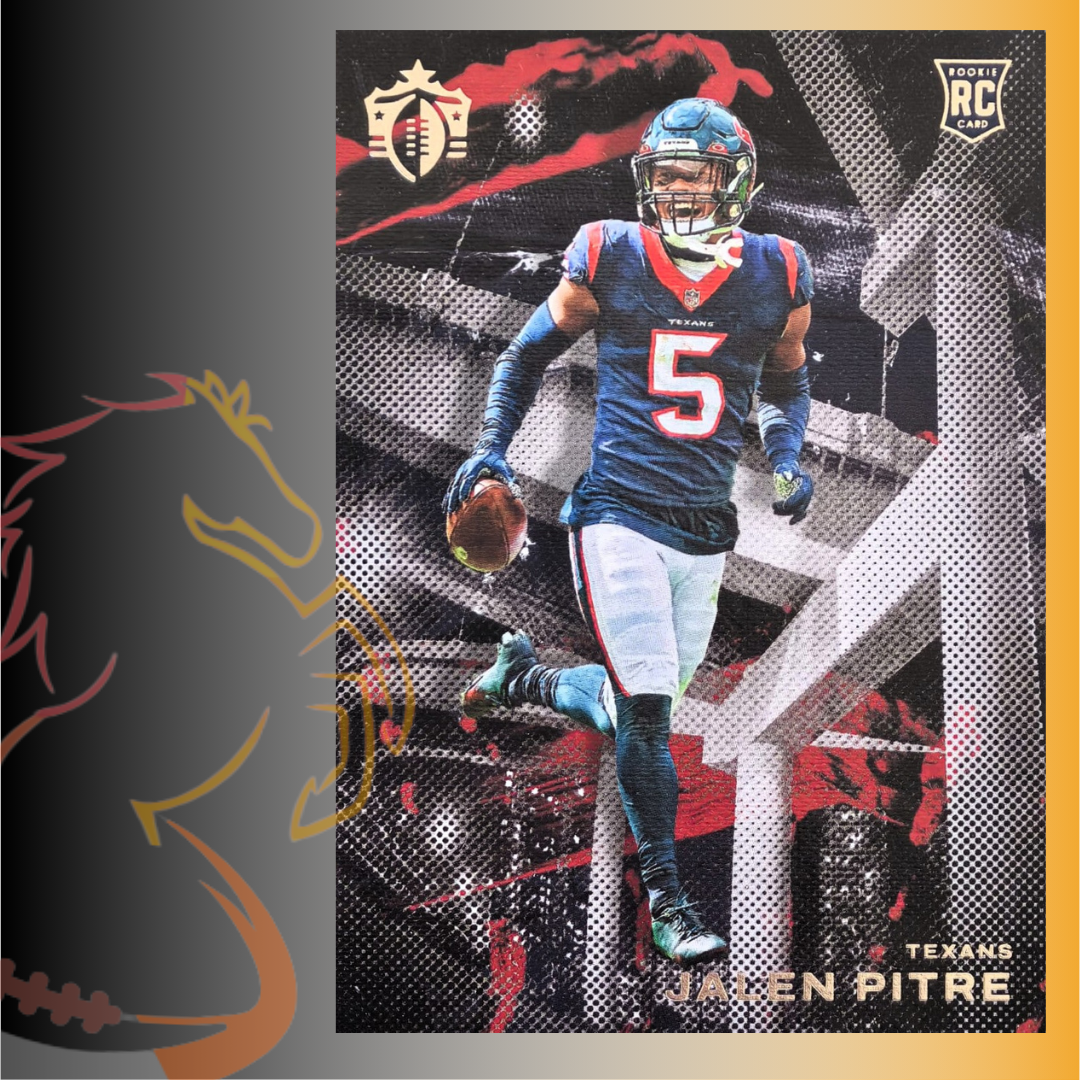 2022 Panini Chronicles Gridiron Kings Jalen Pitre Rookie Card