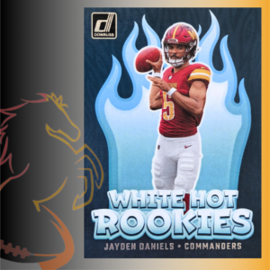 2024 Panini Donruss Jayden Daniels White Hot Rookies