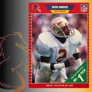 1989 Pro Set Deion Sanders Rookie Card