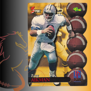 1995 Classic 5 Sport Troy Aikman Picture Perfect Die Cut